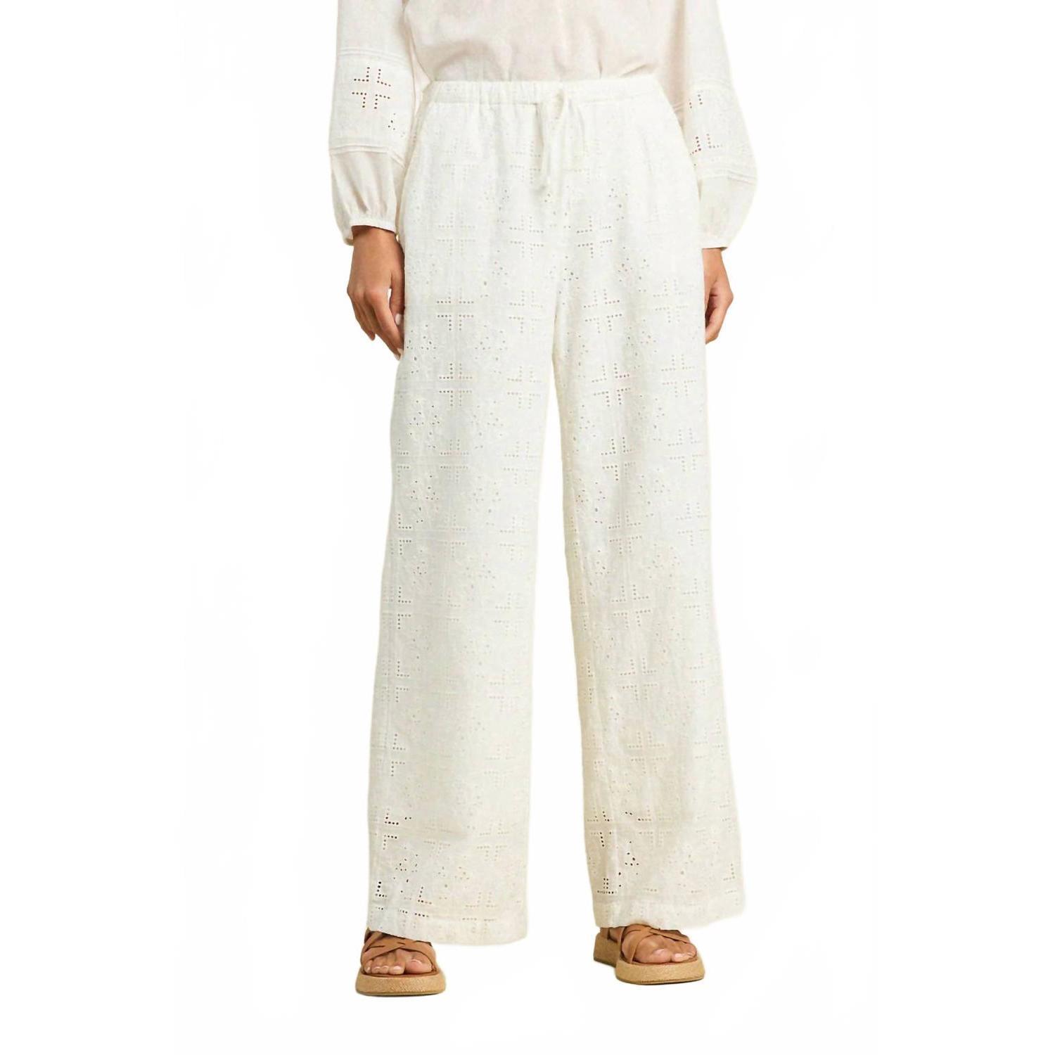 New Trovata Vera Pant In Handkerchief Eyelet